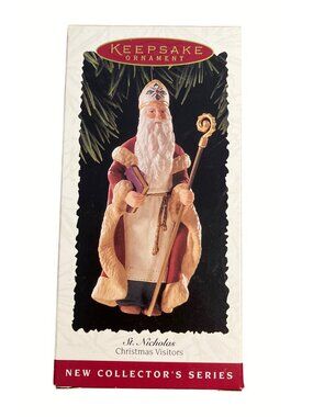 Hallmark Keepsake Ornament St. Nicholas 1995 Christmas Visitors Series